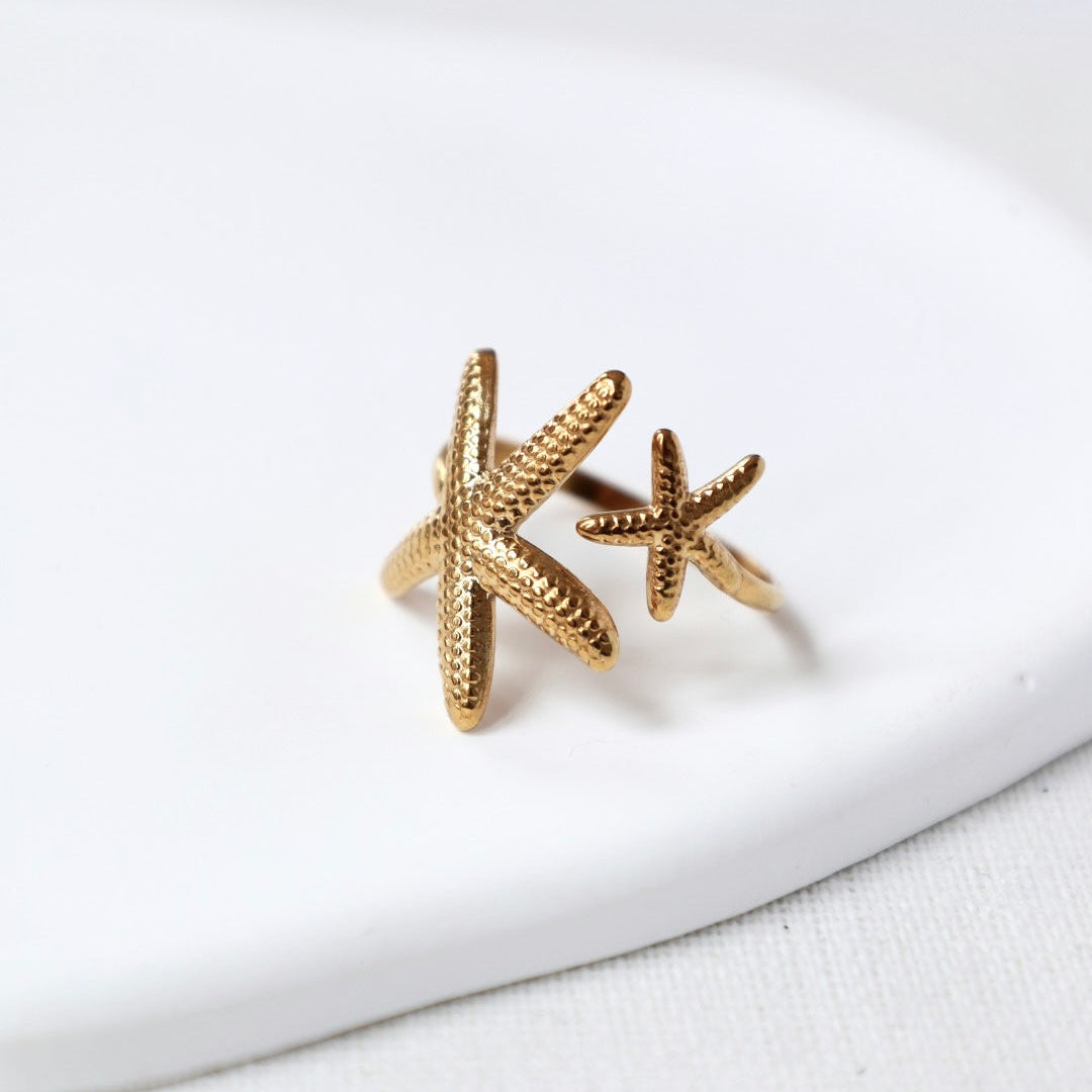 Starfish Adjustable Ring