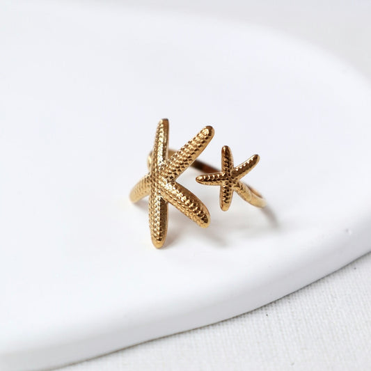 Starfish Adjustable Ring