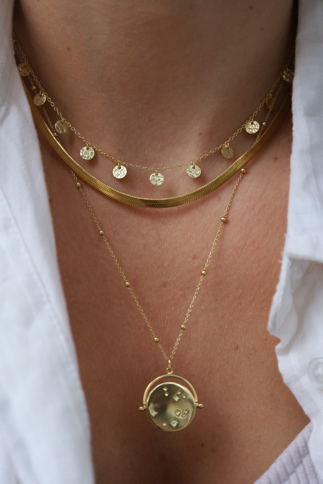 Celeste Spinner Necklace