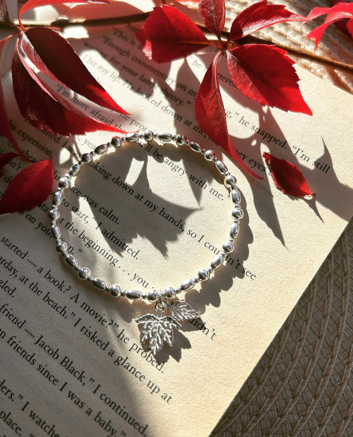 ‘Turn over a new leaf’ Charm Bracelet | 925 Sterling Silver