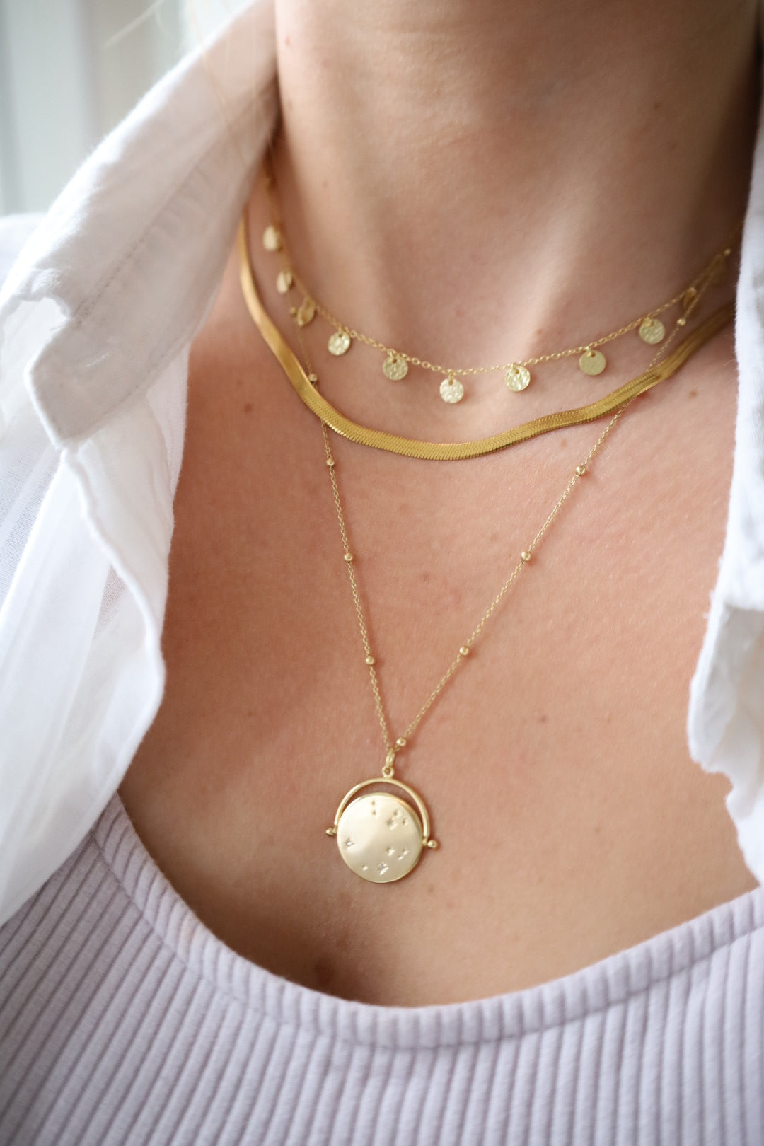 Celeste Spinner Necklace