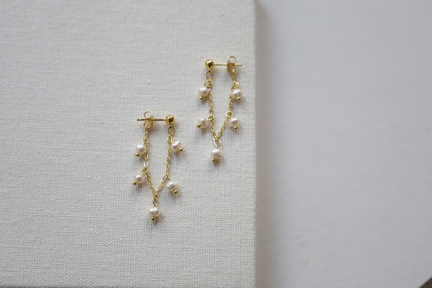 Pearl Droplets Earrings