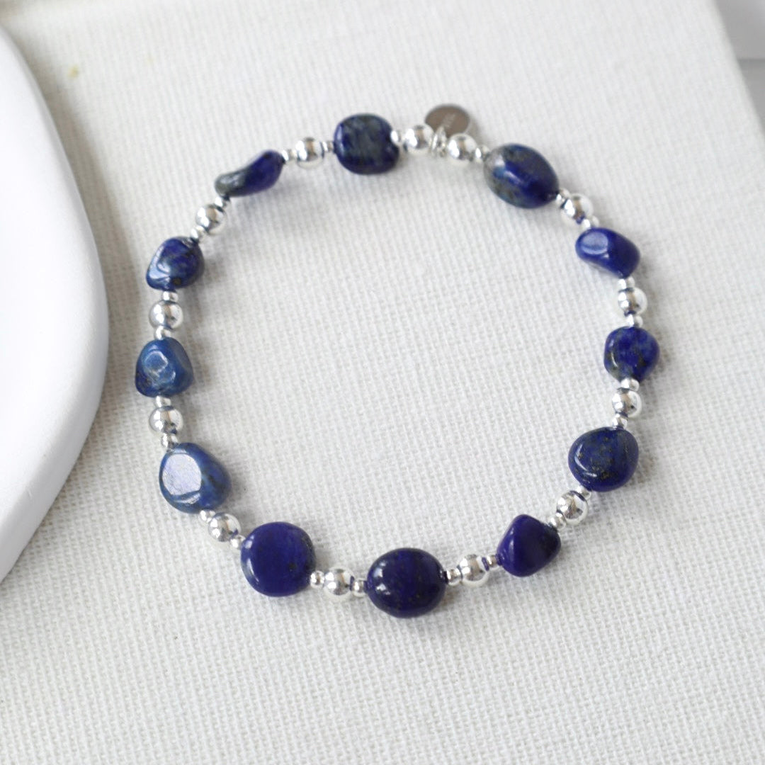 Lapis Lazuli Pebble Bracelet