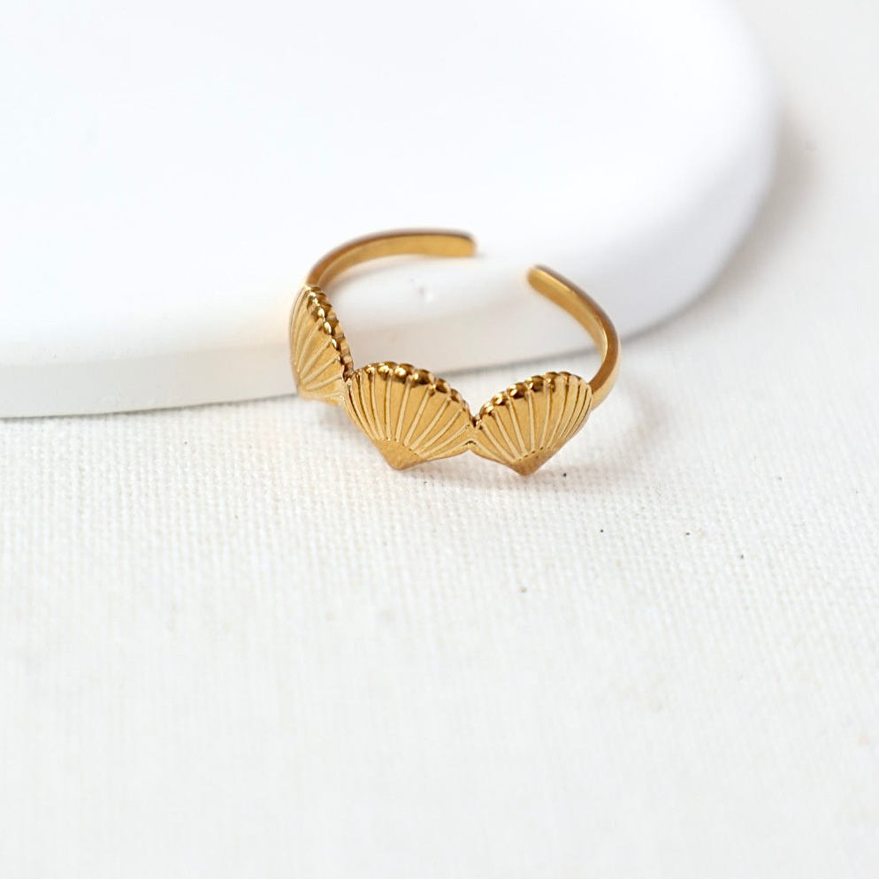 Shell Adjustable Ring
