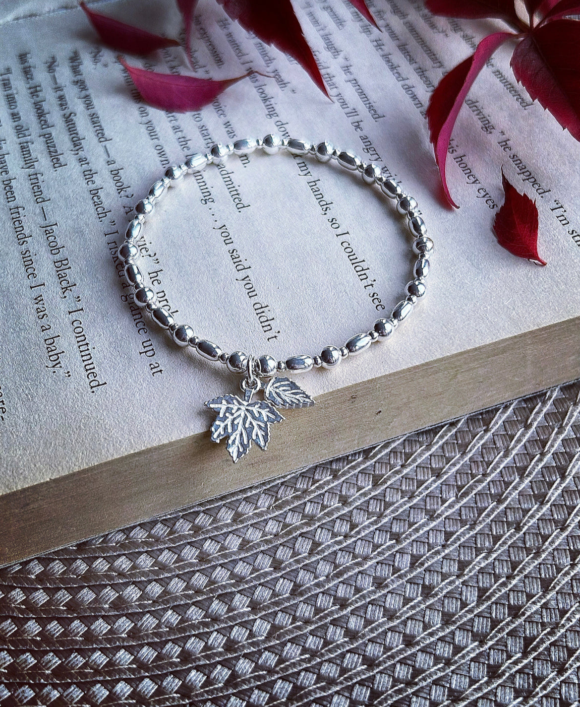 ‘Turn over a new leaf’ Charm Bracelet | 925 Sterling Silver