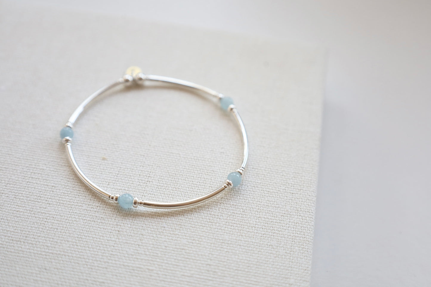 Aquamarine Stretch Bangle