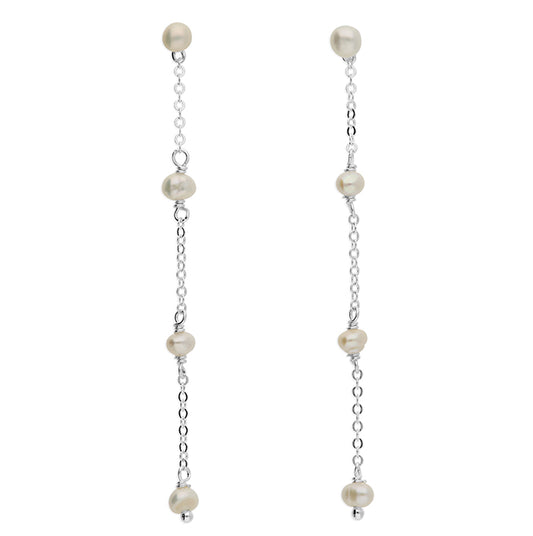 Dainty Pearl Drop Earrings