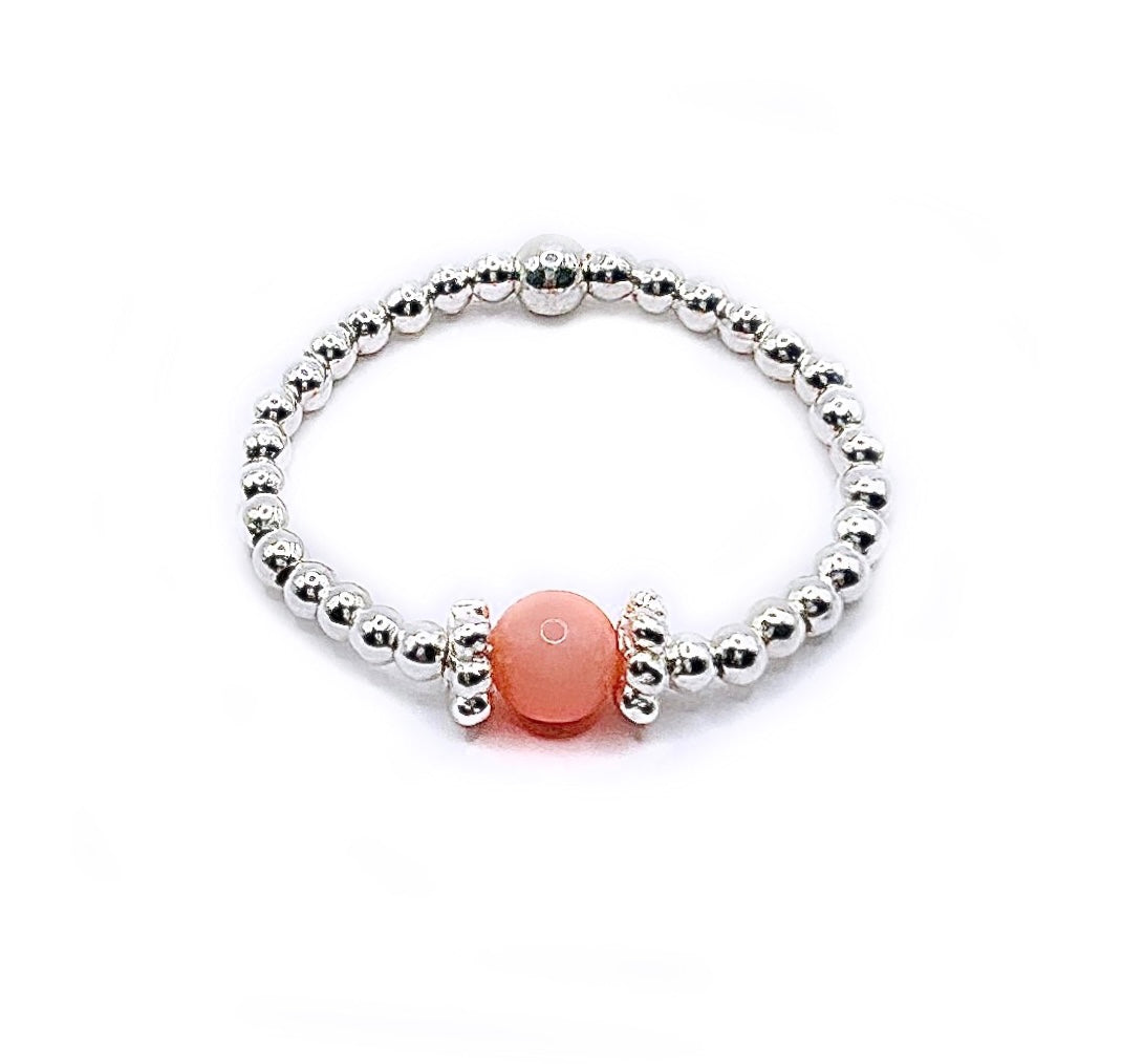 Pink Coral Ring