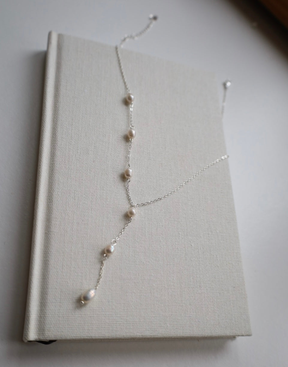 Freshwater Pearl Lariat Necklace