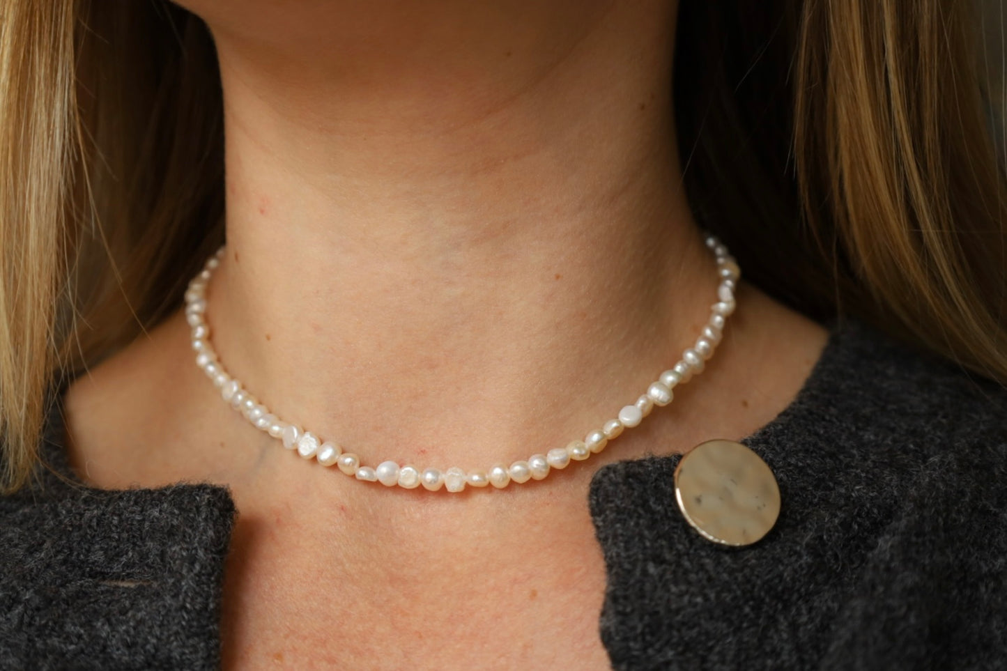Irregular Freshwater Pearl Necklace