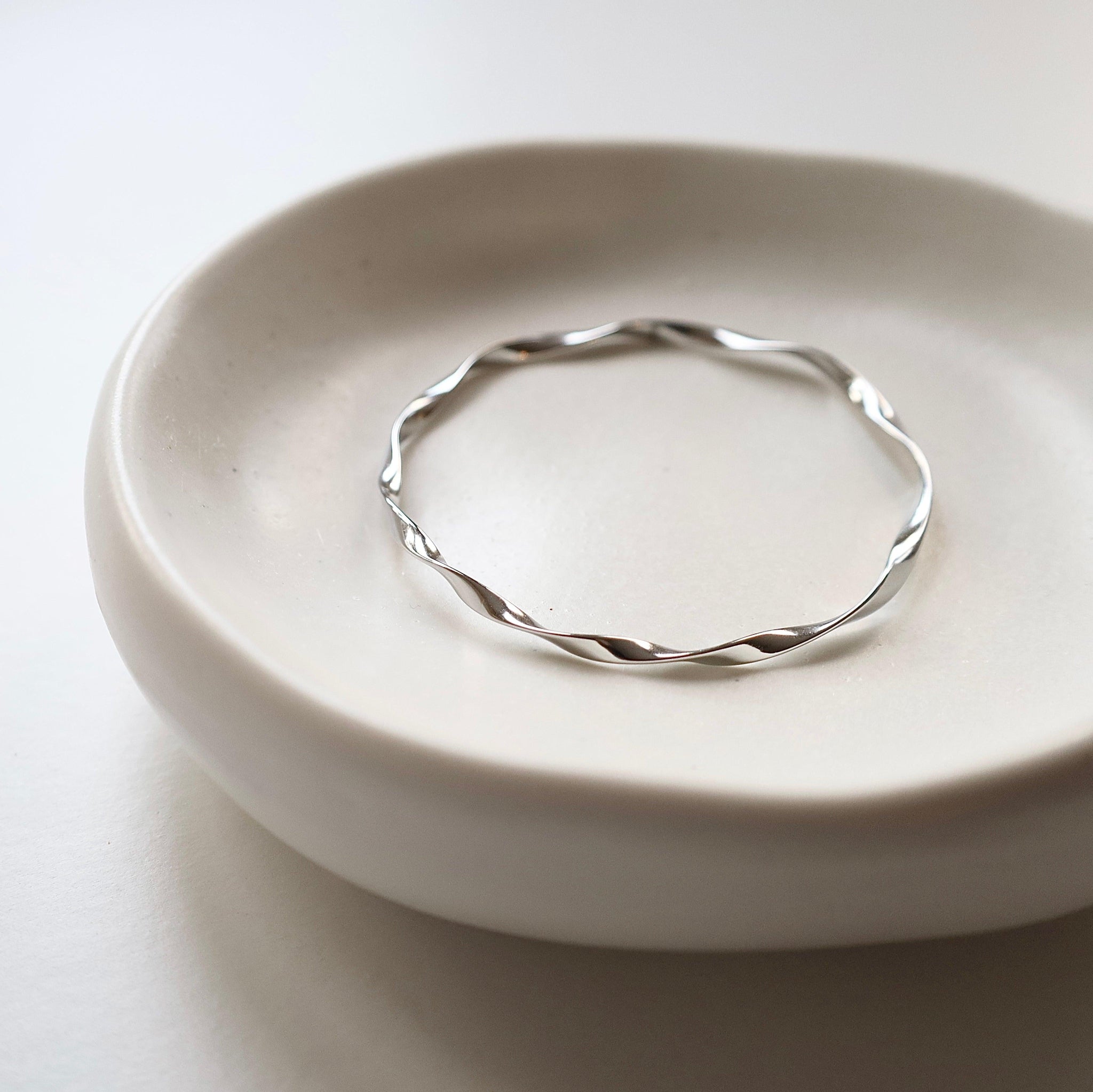 Ribbon Twist Bangle – SophieJean Jewellery