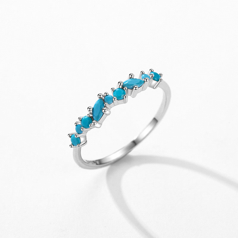 Turquoise Ring. 925 Sterling Silver