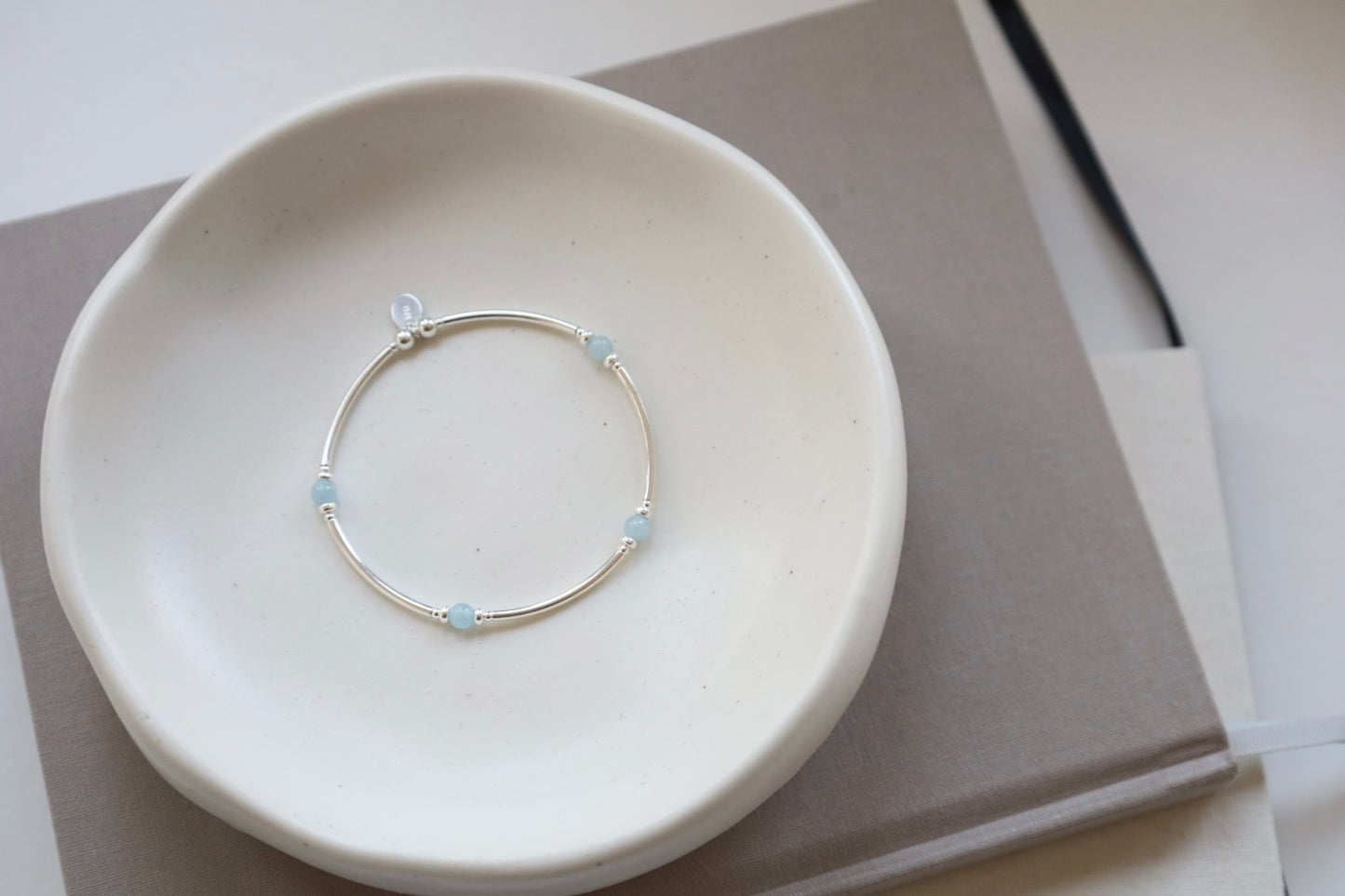 Aquamarine Stretch Bangle