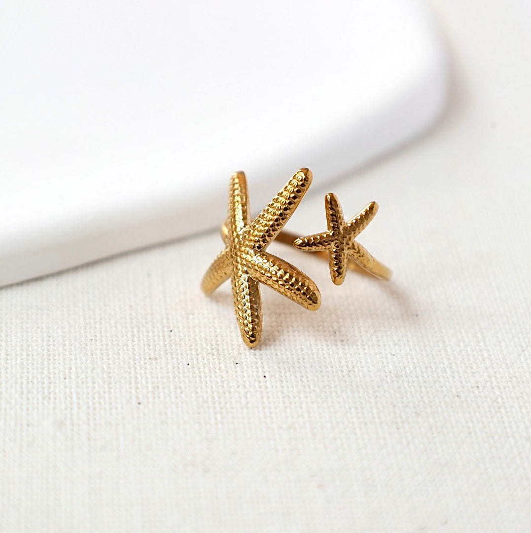 Starfish Adjustable Ring