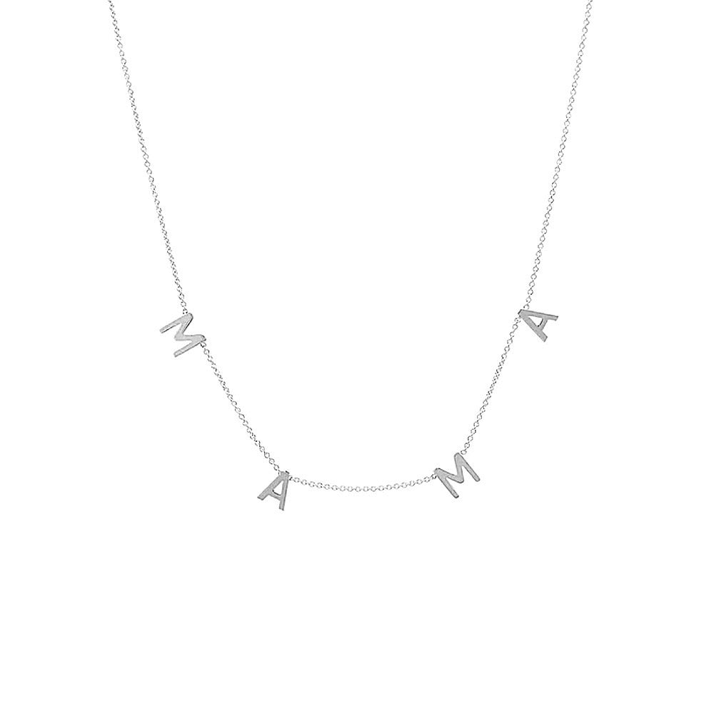 ‘Mama’ Necklace. 925 Sterling Silver