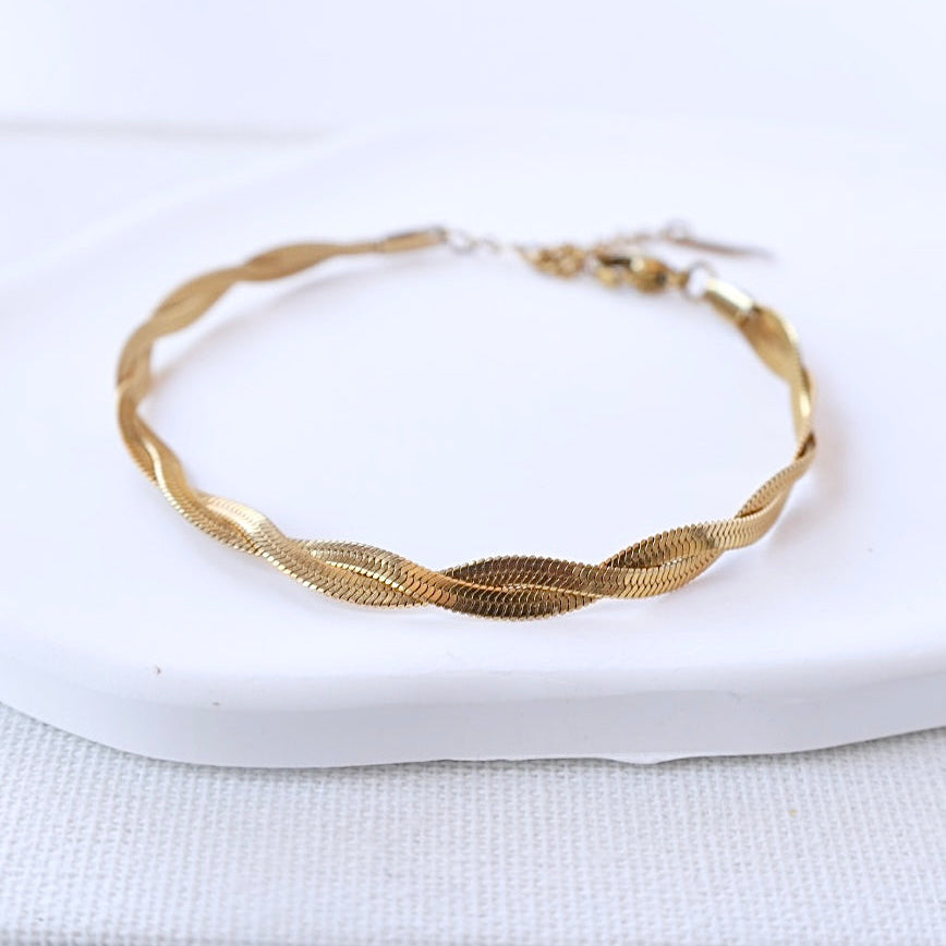 Herringbone Twist Bracelet