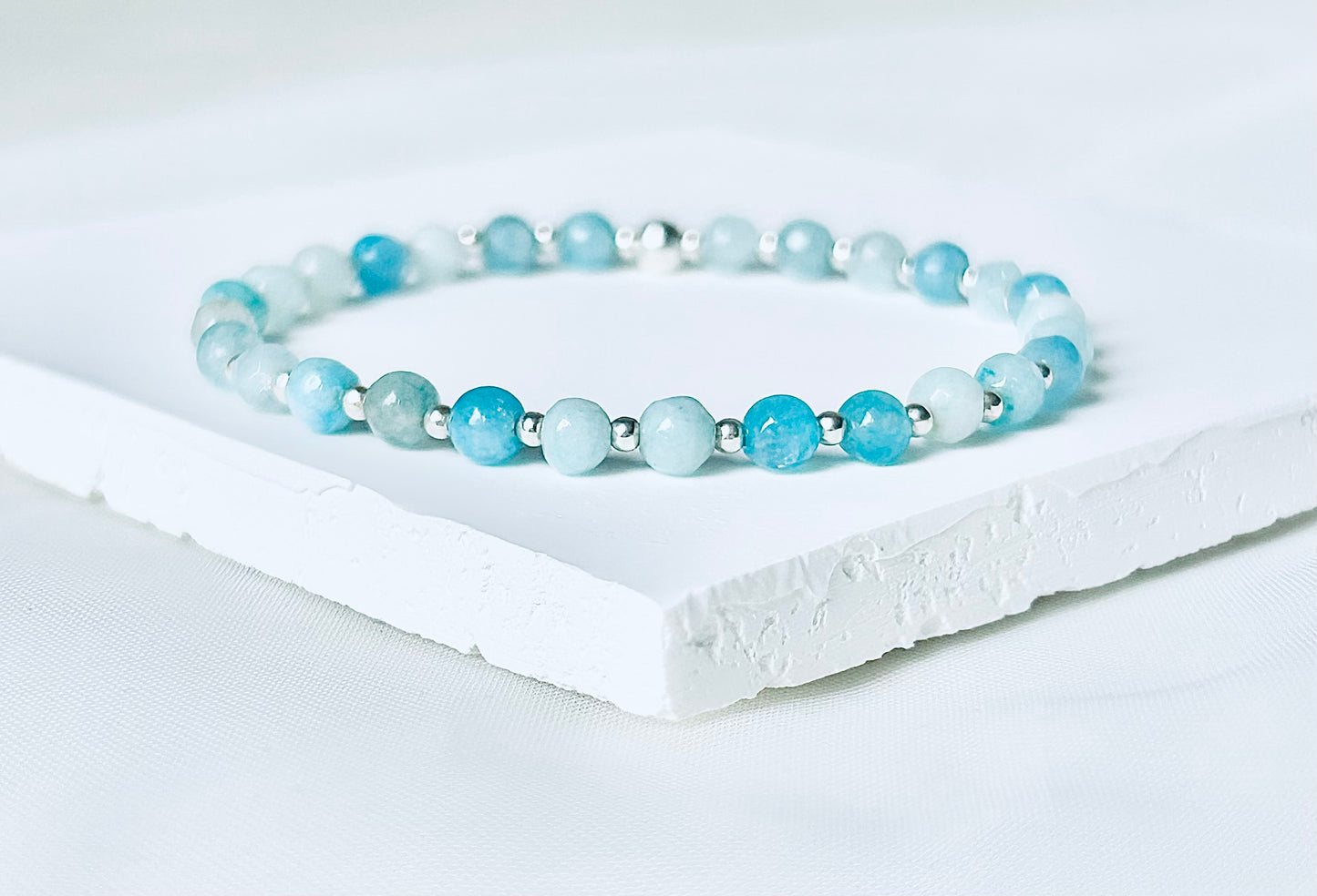 Aquamarine Bracelet | March Birthstone