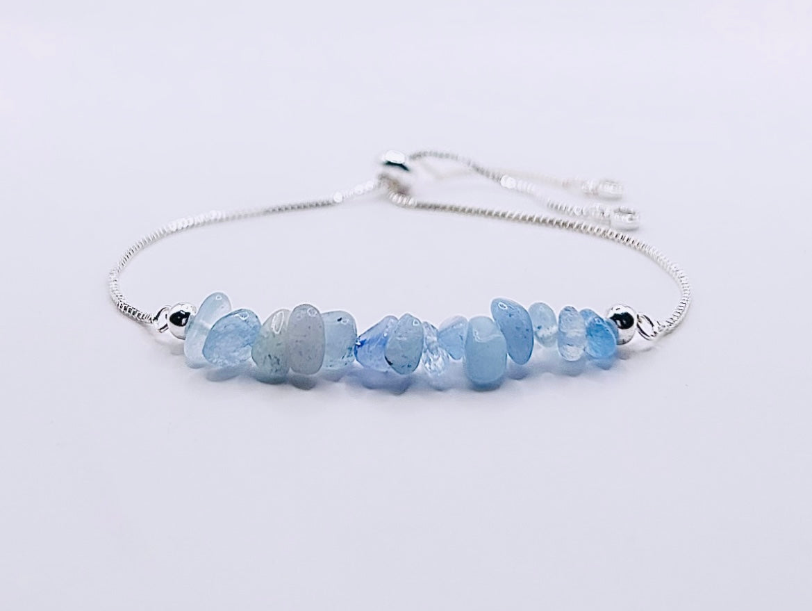 Aquamarine Adjustable Bracelet