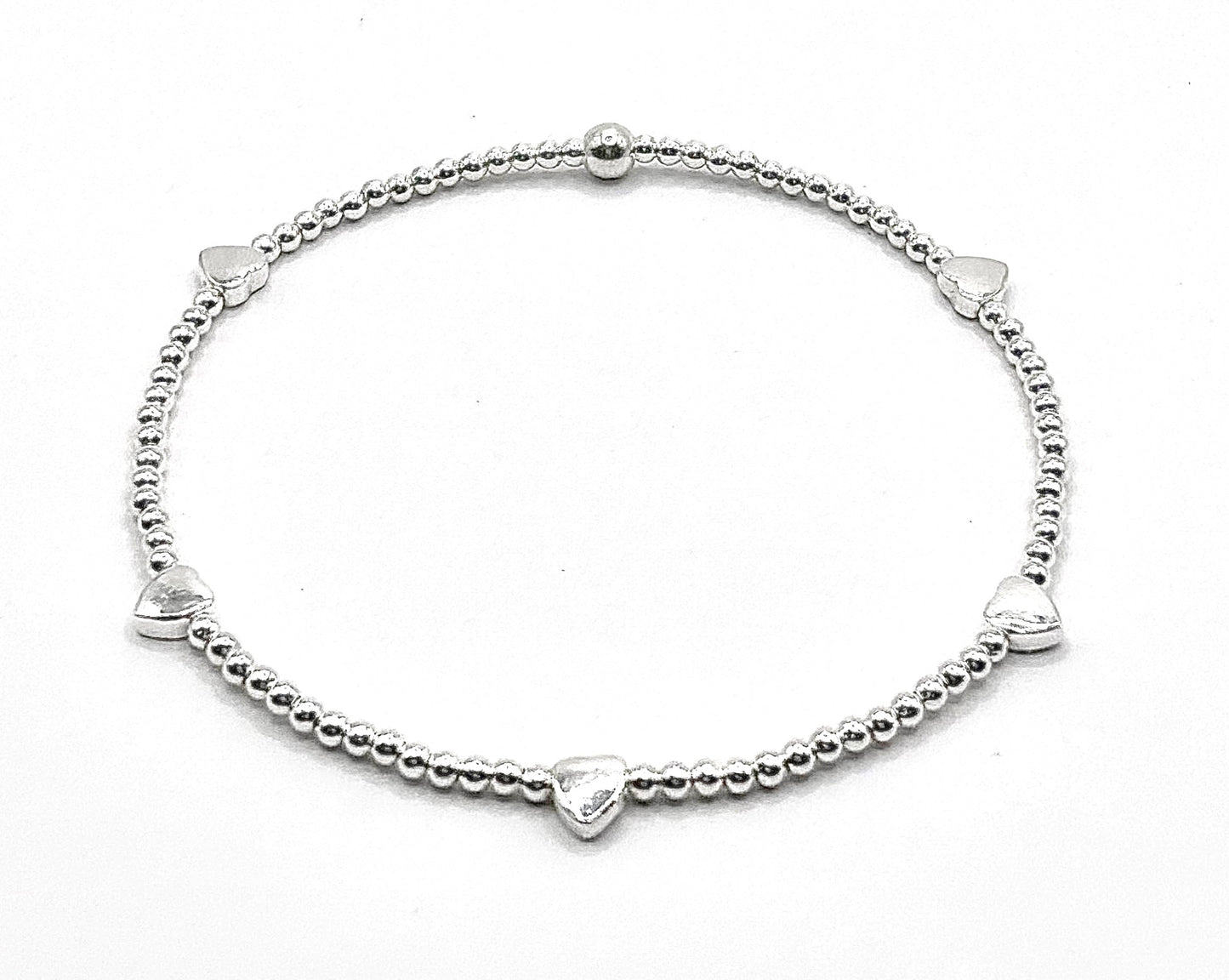 Multi Heart Bracelet | 925 Sterling Silver