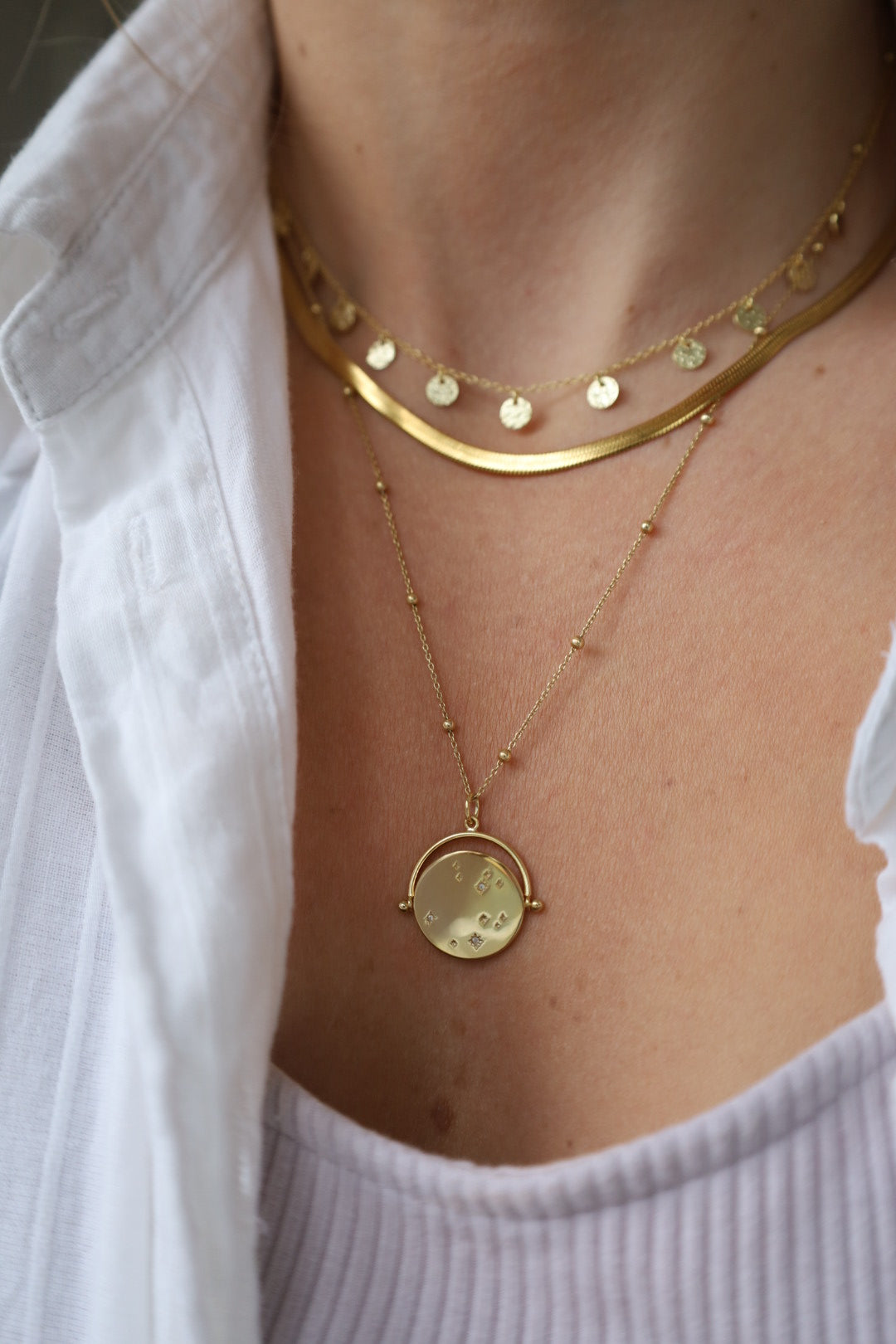 Celeste Spinner Necklace