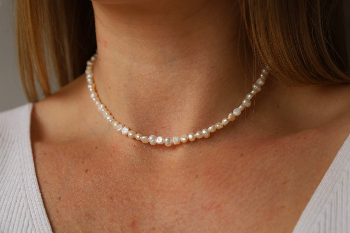 Irregular Freshwater Pearl Necklace