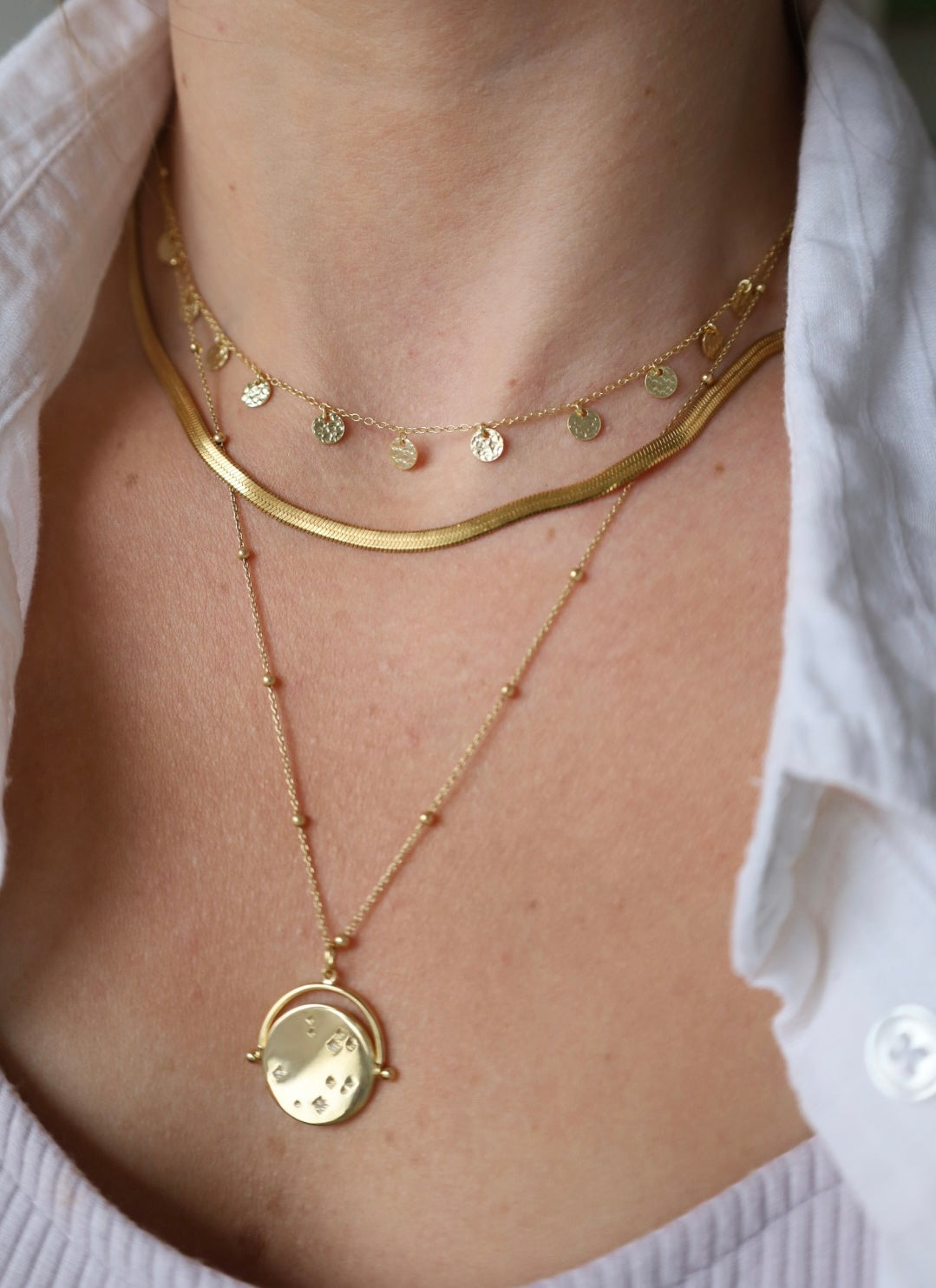 Celeste Spinner Necklace