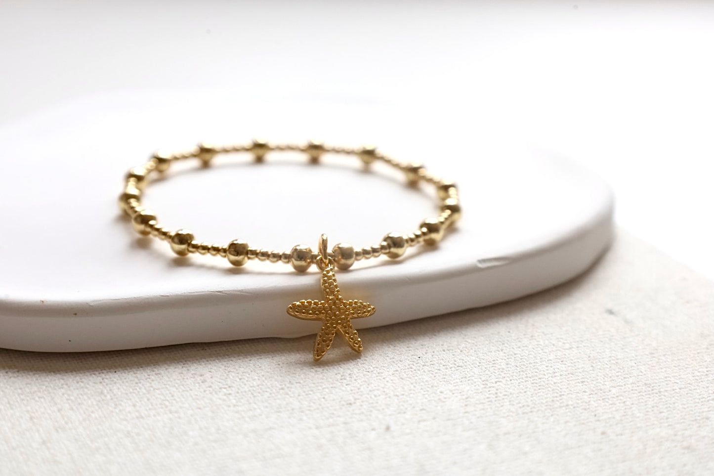 Starfish Charm Bracelet- 925 Sterling Silver