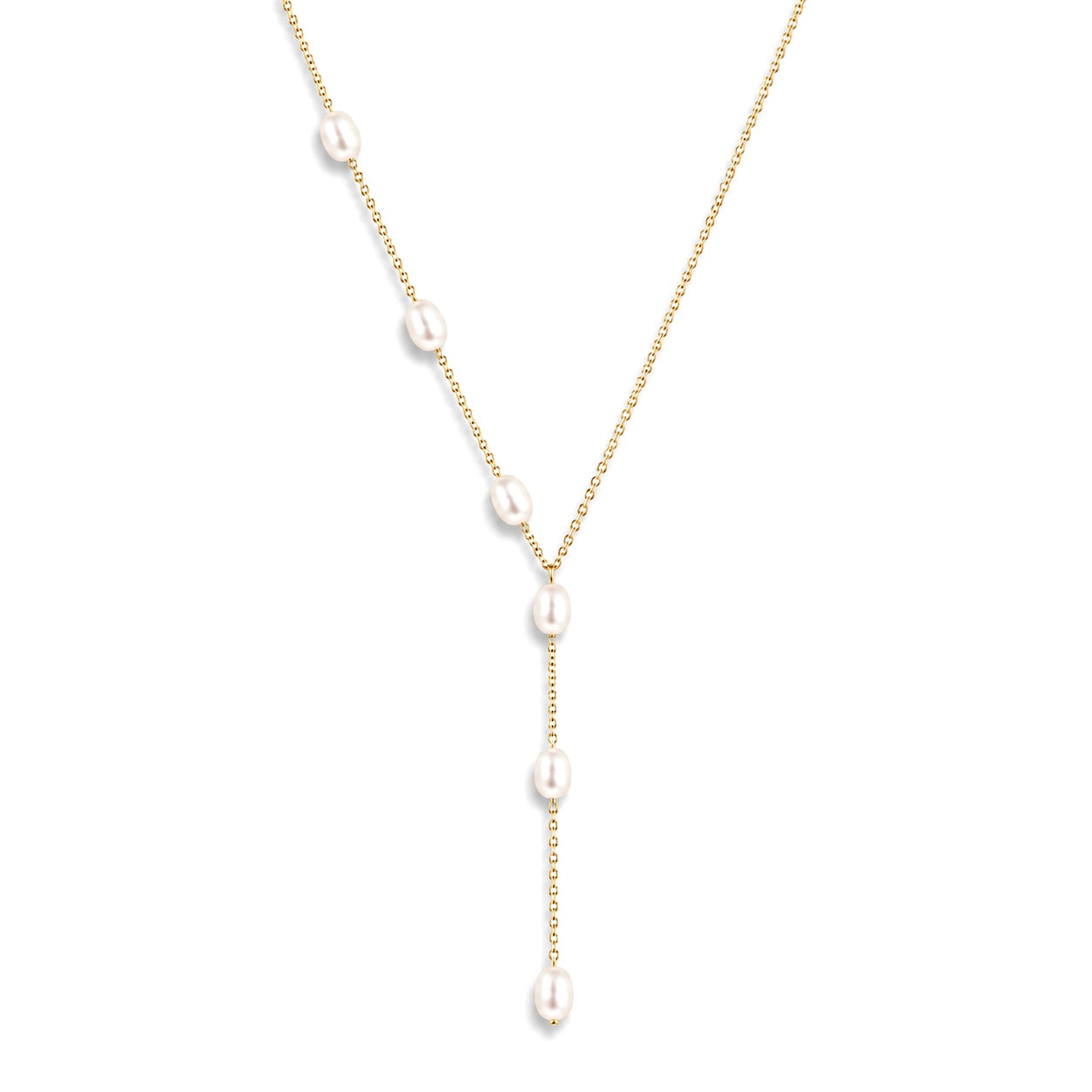 Freshwater Pearl Lariat Necklace