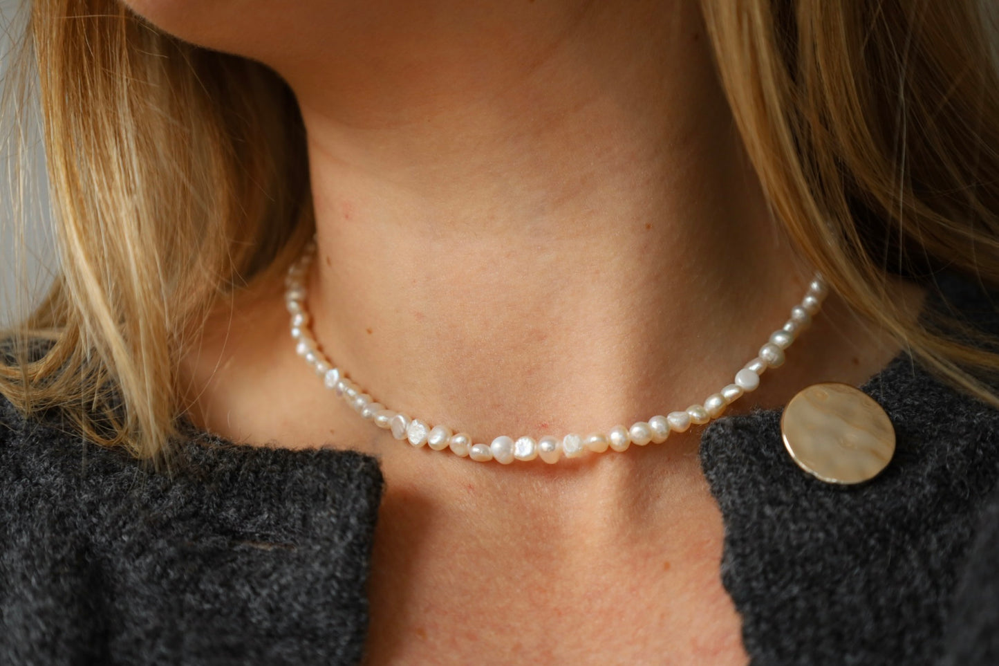 Irregular Freshwater Pearl Necklace