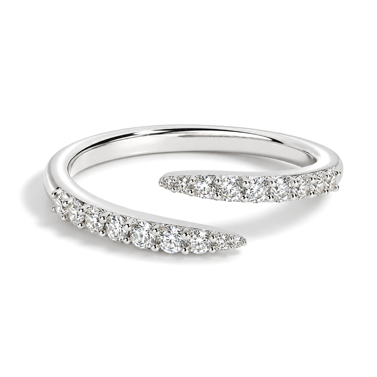 The Celeste Open Pavé Ring
- Silver