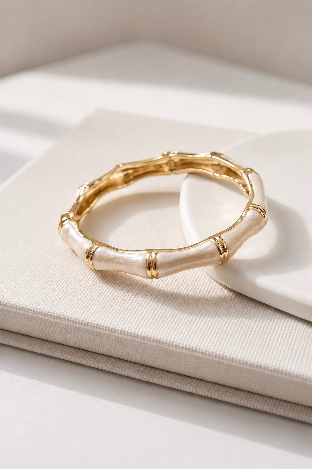Pearl Bamboo Bangle