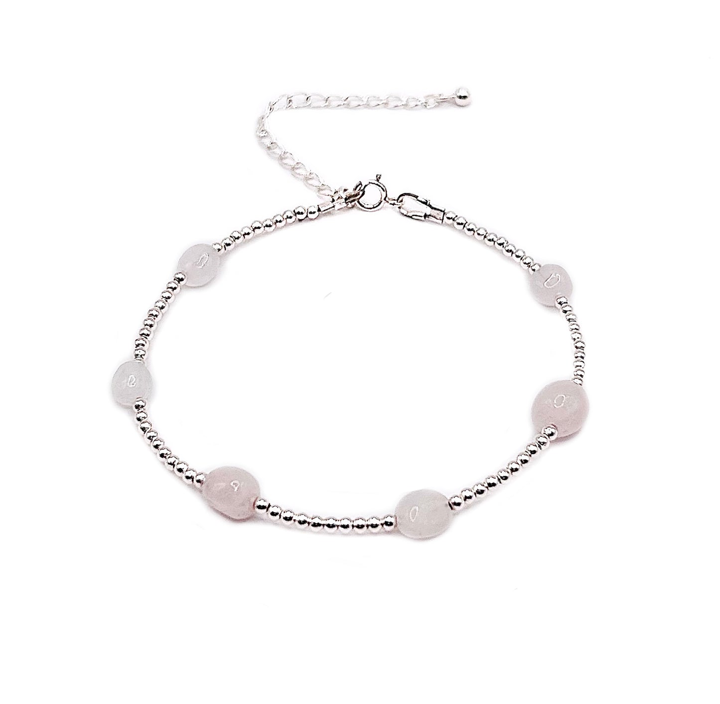 Rose Quartz Pebble Bracelet