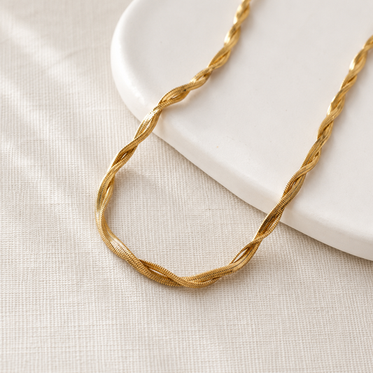 Herringbone Twist Necklace