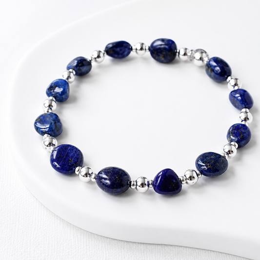 Lapis Lazuli Pebble Bracelet