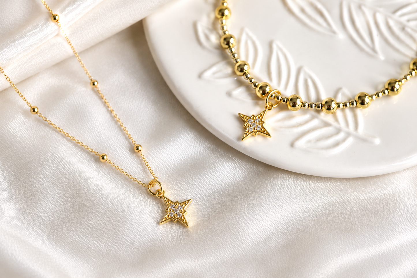 North Star Necklace | Gold | 925 Sterling Silver