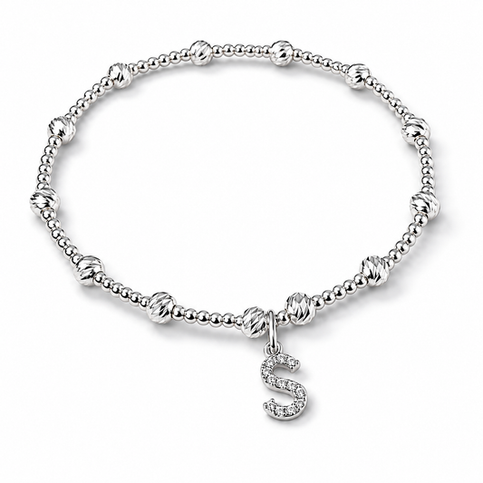 Personalised Initial Charm Bracelet