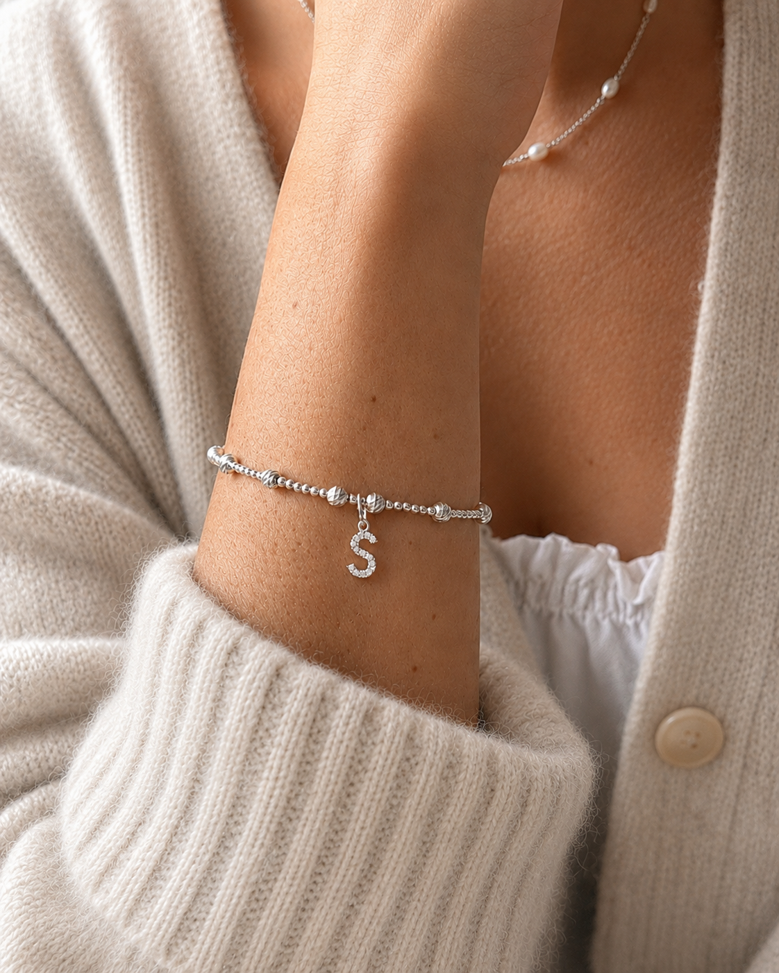 Personalised Initial Charm Bracelet