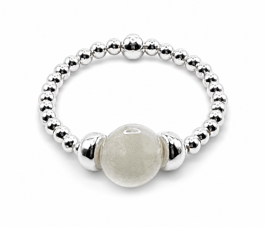 Moonstone Pebble Ring