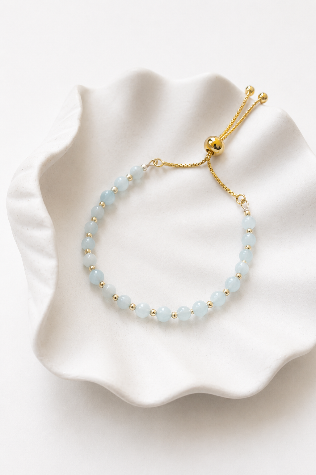 Aquamarine Adjustable Bracelet