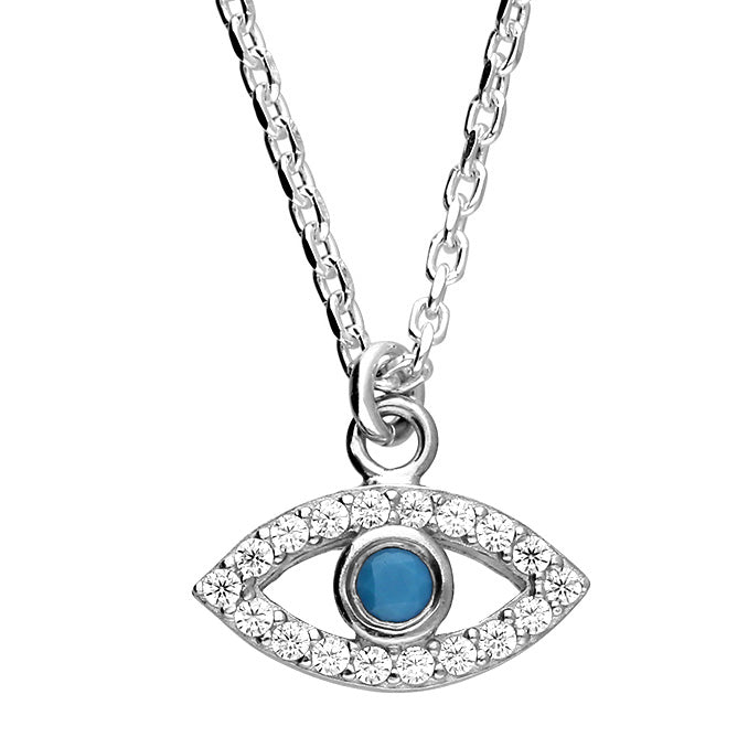 Turquoise Evil Eye Necklace