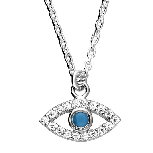 Turquoise Evil Eye Necklace