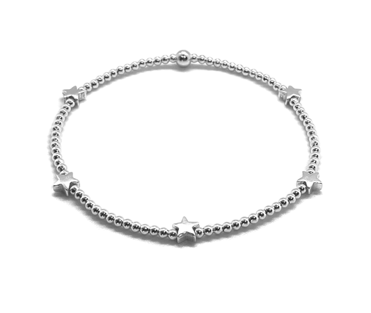 Multi Star Bracelet | 925 Sterling Silver